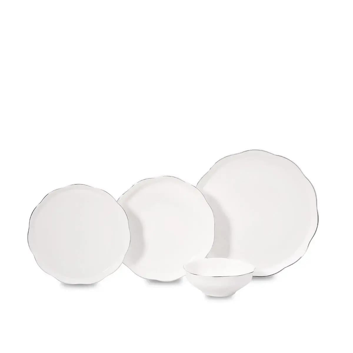 Korkmaz A8161 Manolya Collection 60 Parça Porselen Yemek Takımı 