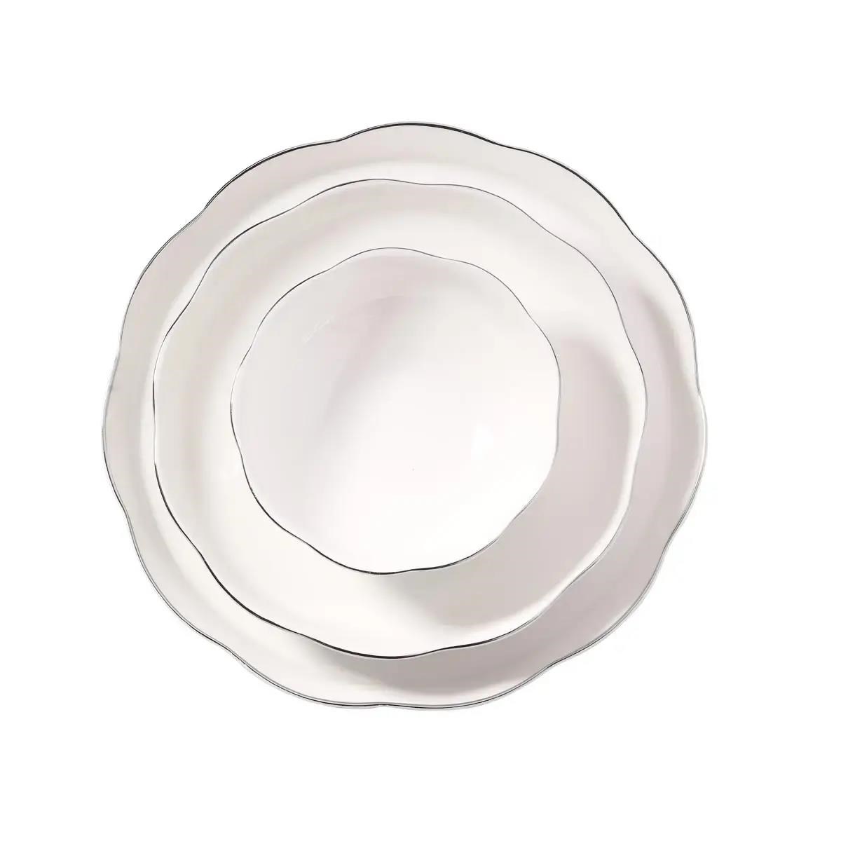 Korkmaz A8161 Manolya Collection 60 Parça Porselen Yemek Takımı 