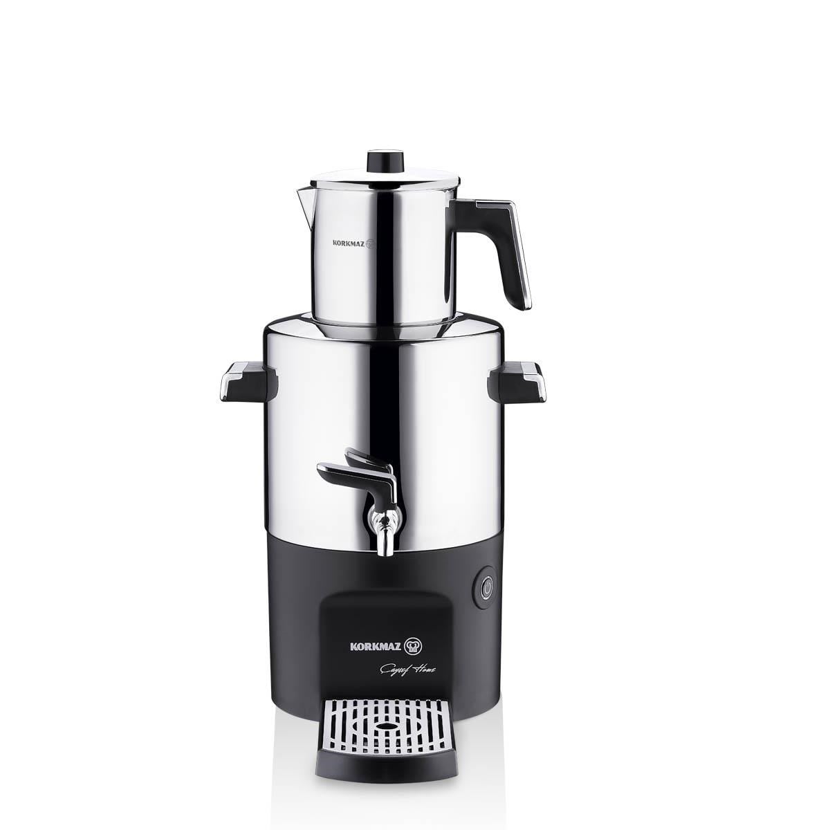 Korkmaz A844-01 Çayşef Home Semaver Inox/Parlak 