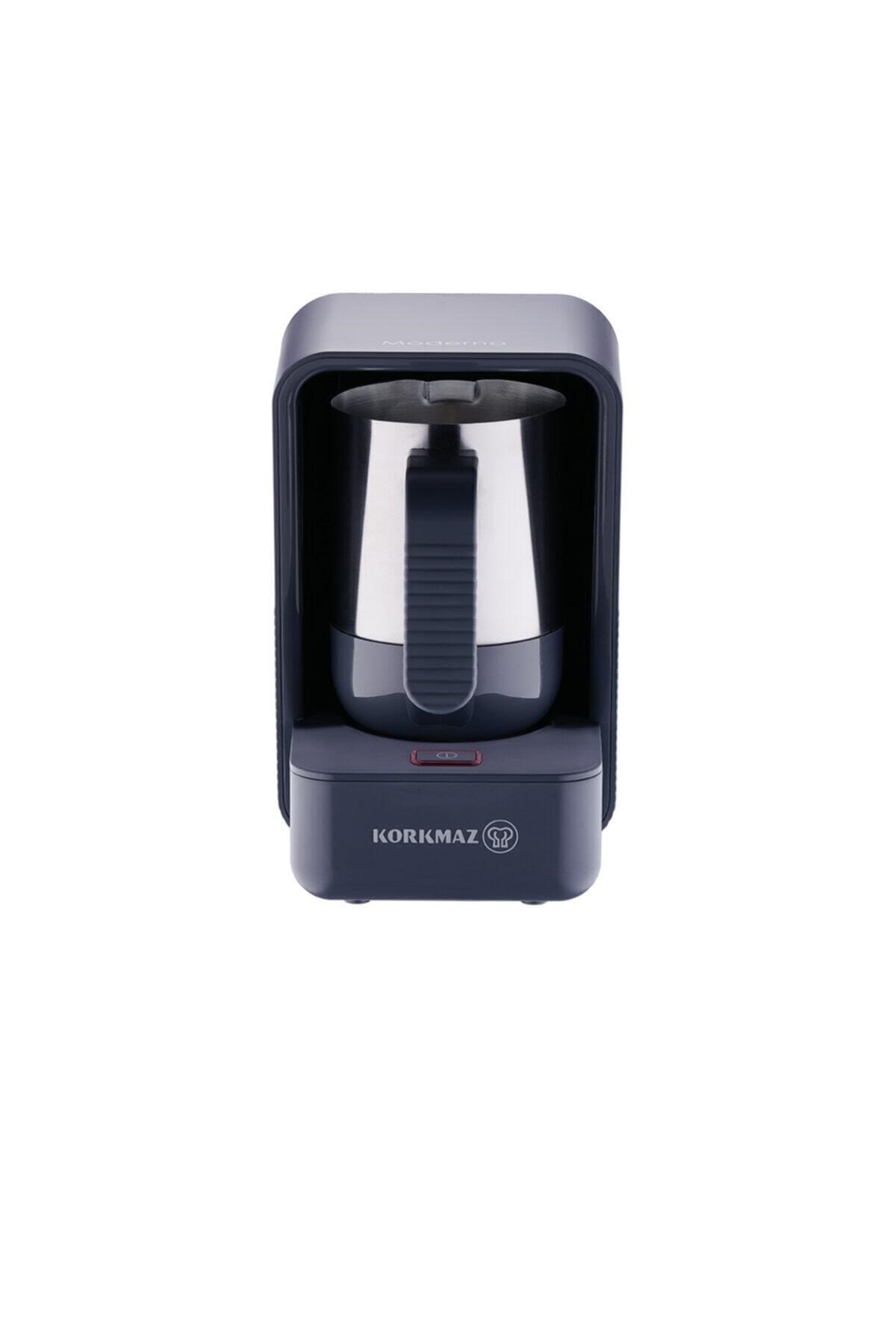 Korkmaz A863-01 Moderna Gri/Satin Kahve Makinesi 