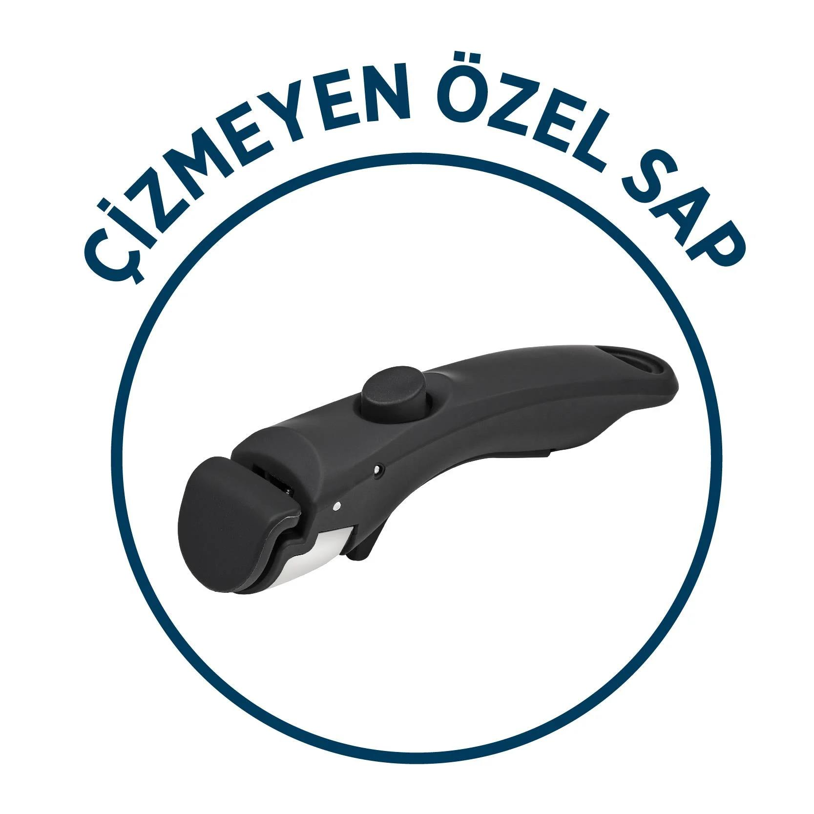 Leggno AIO2252SET12 All In One Titanium 12 Parça Tencere Tava Set 