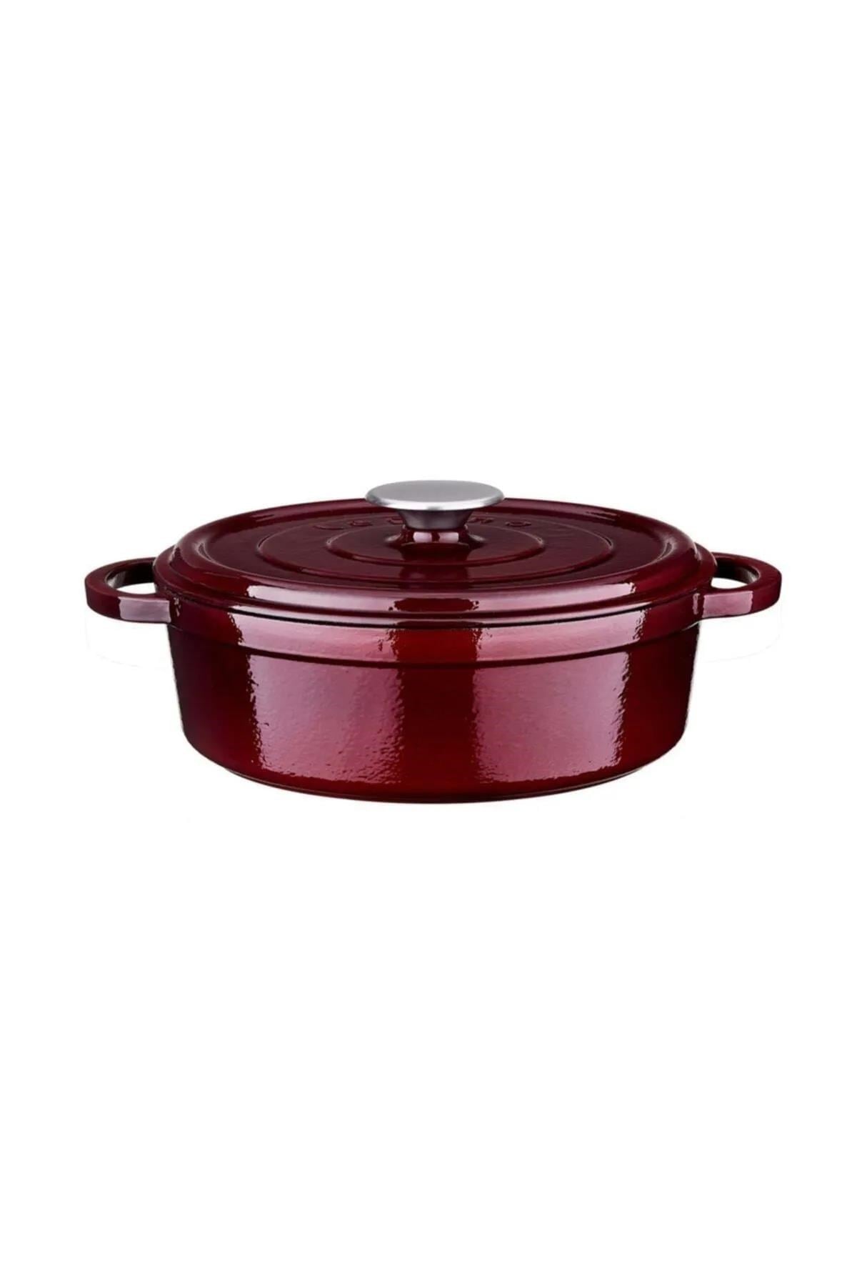 LEGGNO FLM4881ST28MR FLAME DÖKÜM SIĞ TENCERE BORDO 28CM 