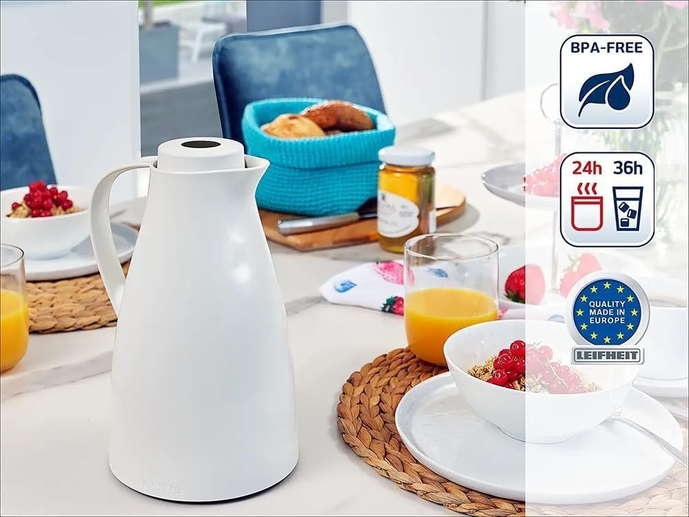 Leifheit Harmonic Termos 1 Litre Beyaz Lfh28542 