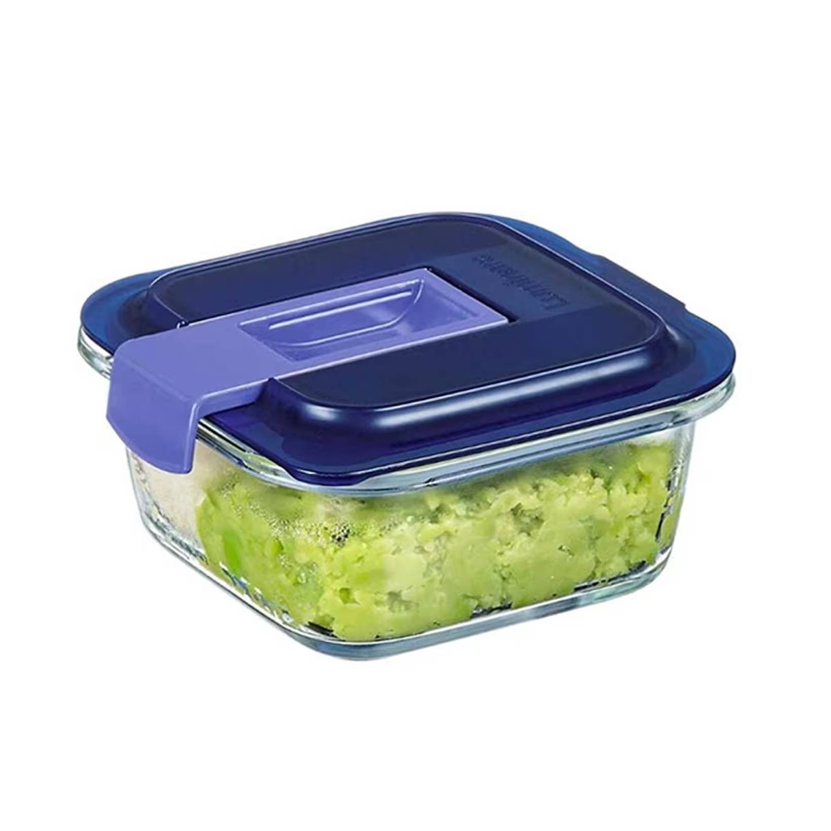 Luminarc Temp Easy Box Kare Vakumlu Saklama Kabı 38 CC Mavi Kapak 003Q1923 