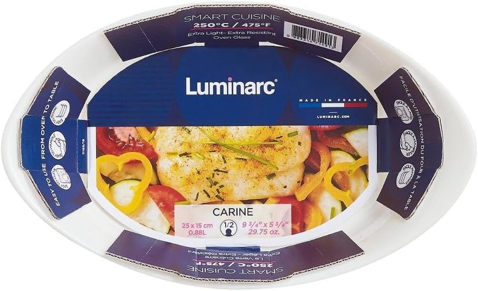 Luminarc Temp.S.Cuisine Carine Oval Fırın Kap 25x15 Cm 3P0886 