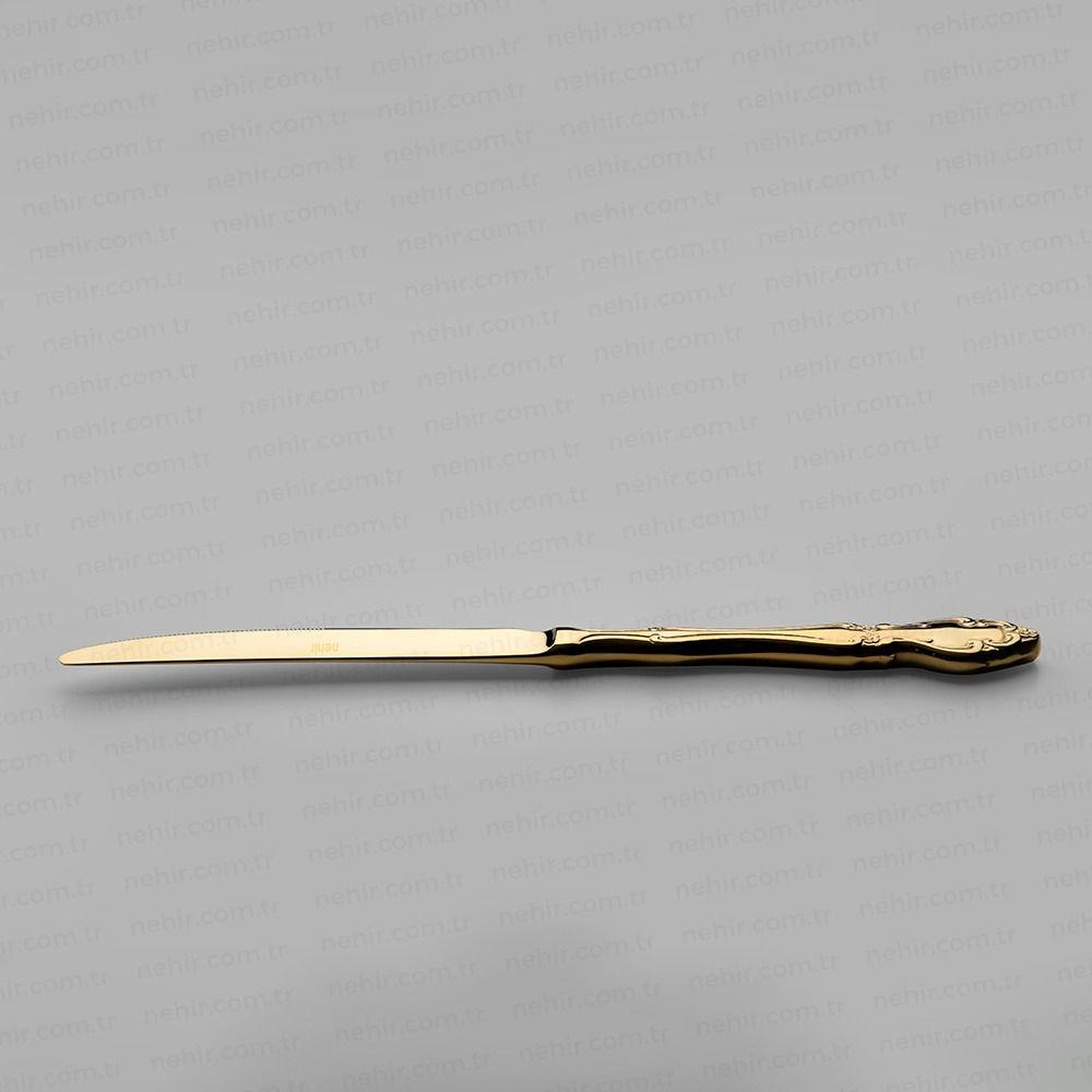 Nehir Adriana Titanium Altın 89 Parça Gold Çatal Kaşık Bıçak Takımı 