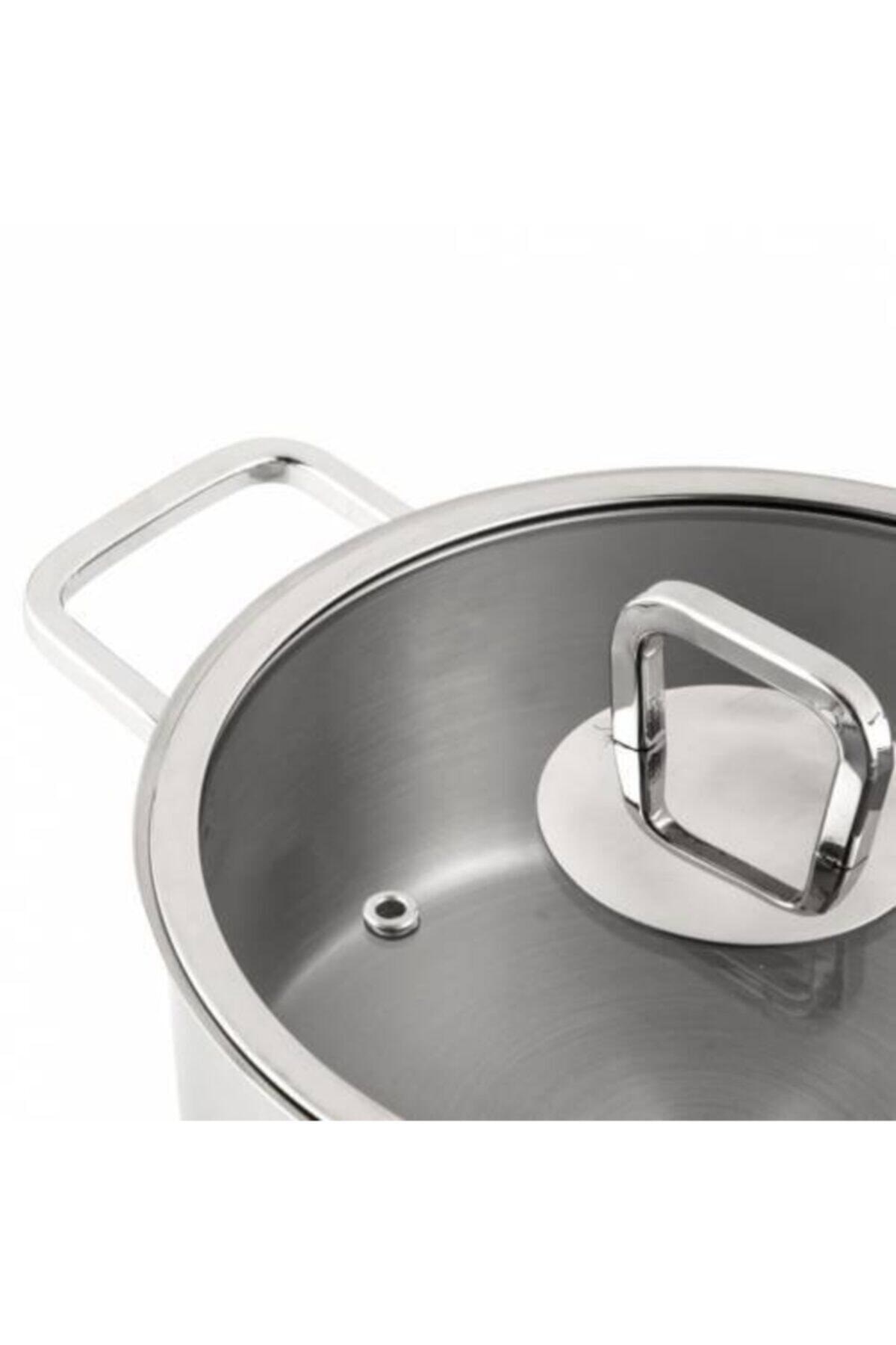Nehir Silver Trend 8 Parça Çelik Tencere Seti 29001 