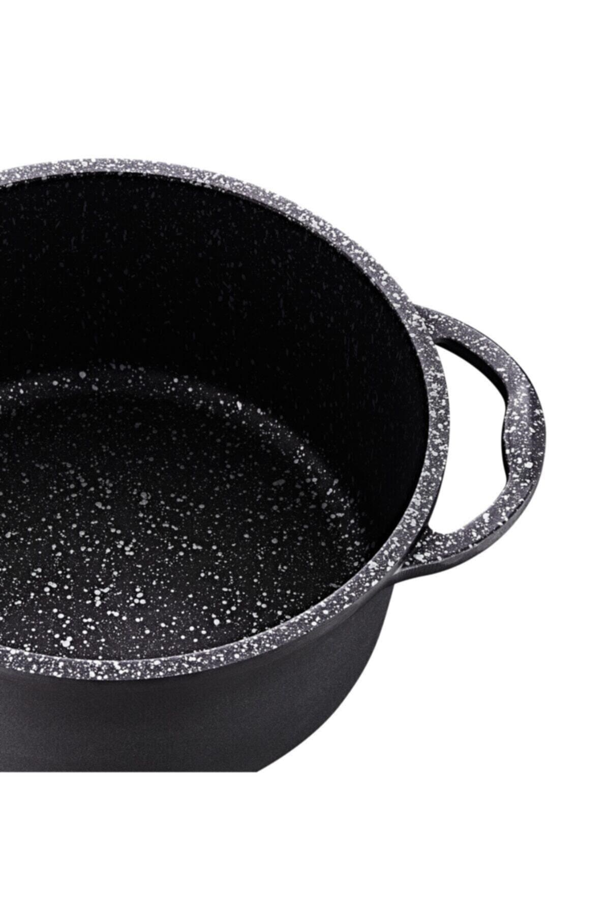 Olika Palladium 24 Cm Siyah Derin Tencere PD2404 