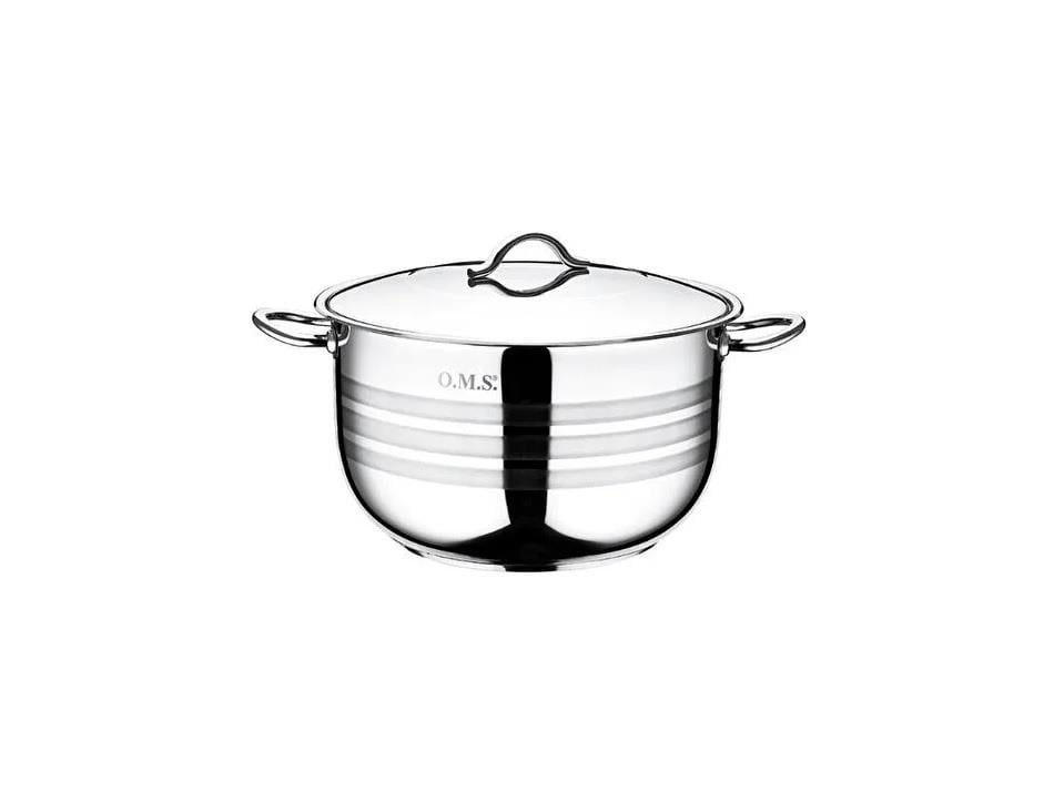 Oms 2005 Mega Çelik Tencere 32x20 Cm 16,5 Litre 