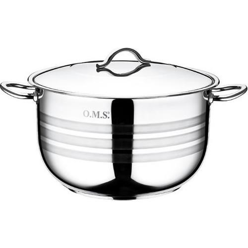 Oms 2005 Mega Çelik Tencere 40x23 Cm 27,7 Litre 