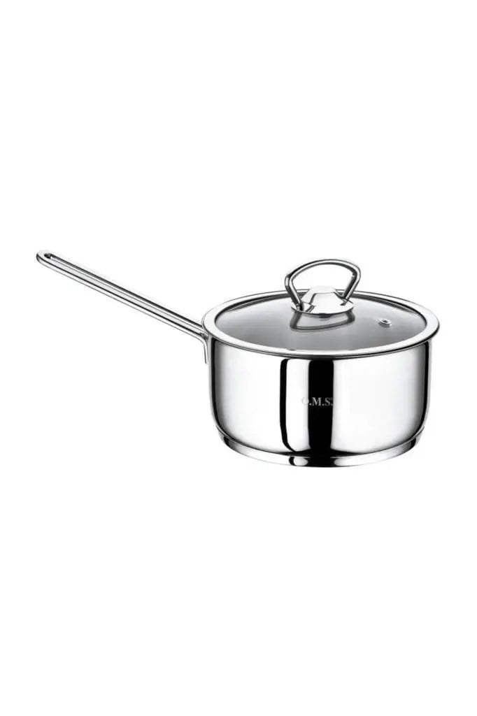 Oms 2008-T Mini Derin Tek Kulp Sos Tencere 14x8 Cm 1,20 Litre 