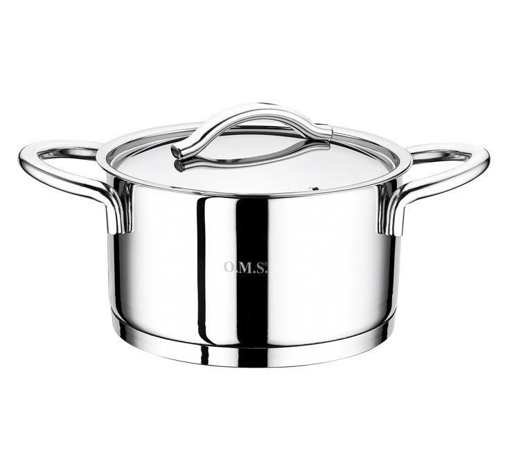 OMS 2036 Çelik Tencere Çelik Kapak 26 Cm 8,2 Litre 