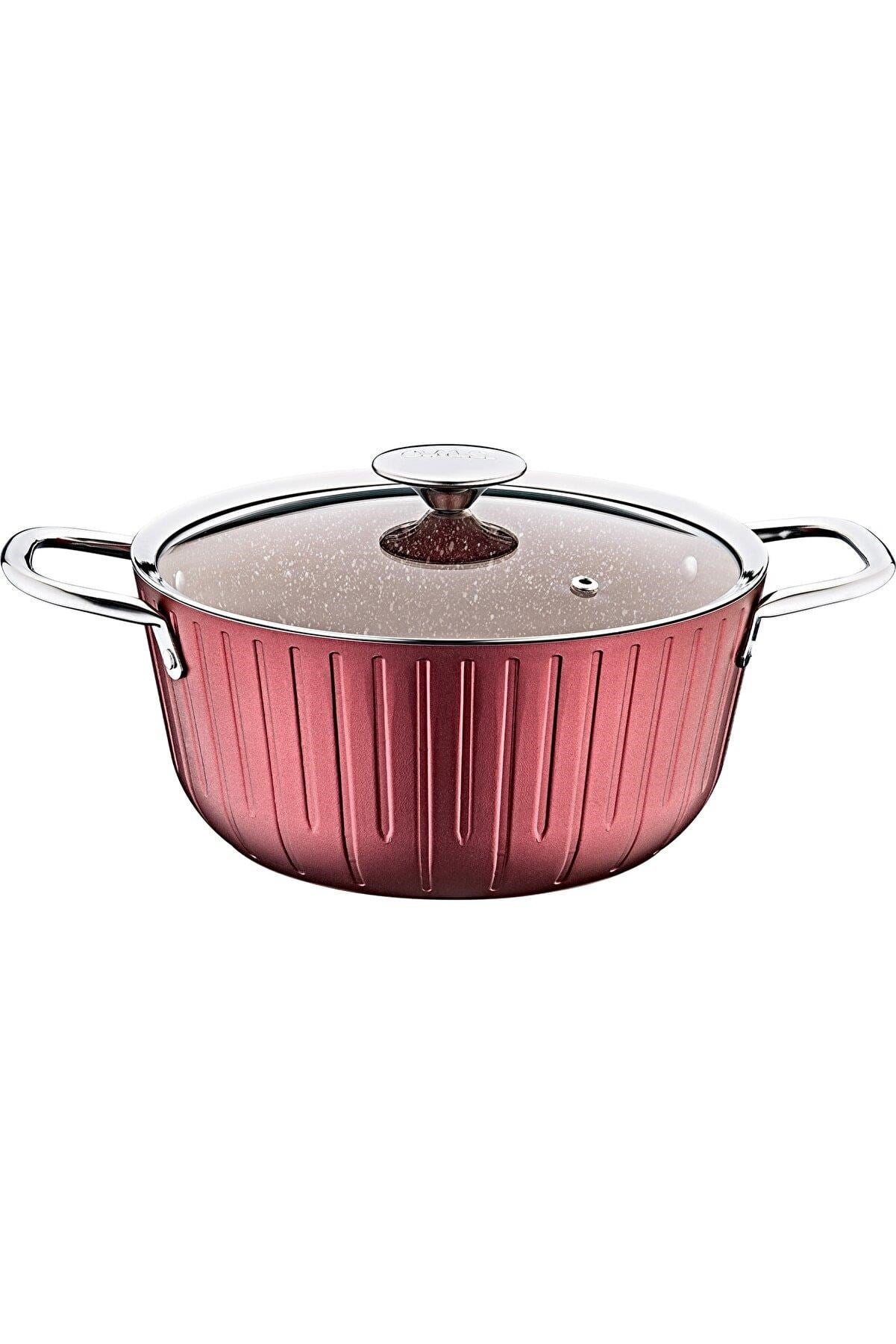 Oms 3118 24CM Colonna Granit Tencere Bordo 