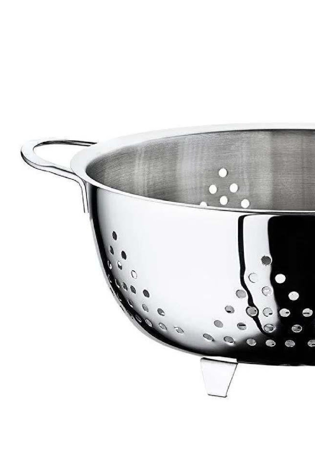 Oms 6081 Ayaklı Çelik Makarna Süzgeç 24 Cm 