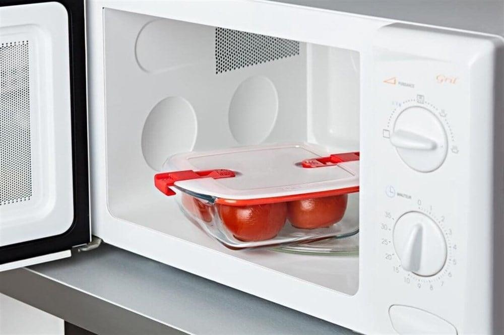 Pyrex 211ph00/7146 Dikdörtgen Saklama Kabı Mikrodalga 1 Lt 