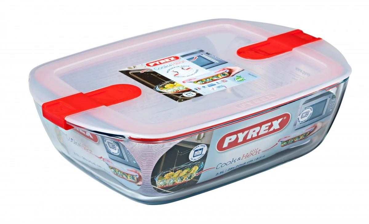 Pyrex 215PH00/7145 Dikdörtgen Saklama Kabı Mikrodalga 1,1Lt 