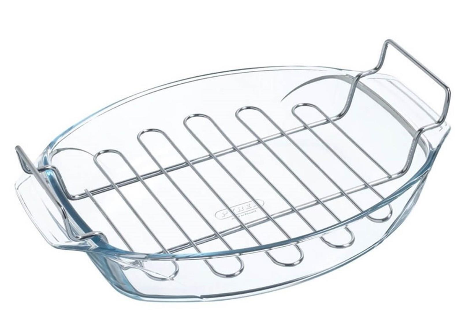 Pyrex 412u000/7043 Izgaralı Oval Fırın Kabı 4 Litre 