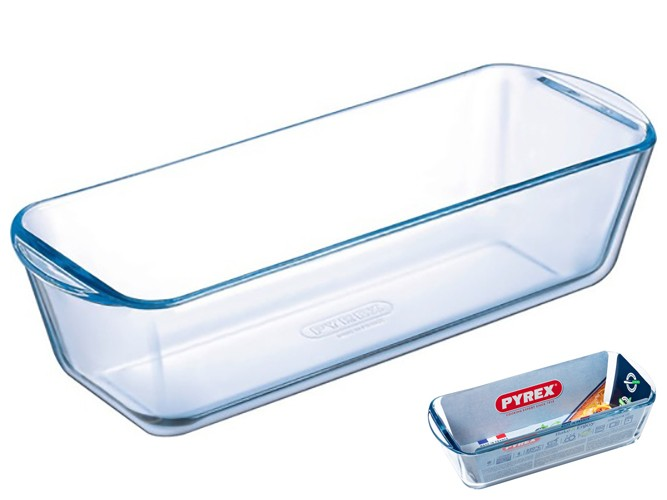 Pyrex 835B000/7244 Cam Baton Ekmek Kalıbı 28x11x8 Cm 1.5 Litre 