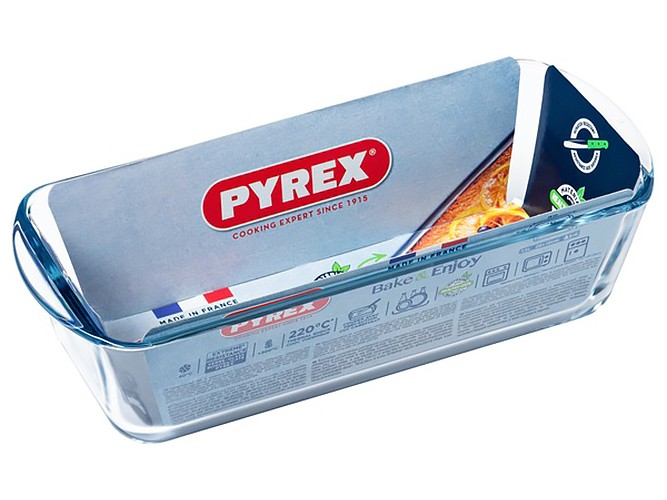 Pyrex 835B000/7244 Cam Baton Ekmek Kalıbı 28x11x8 Cm 1.5 Litre 
