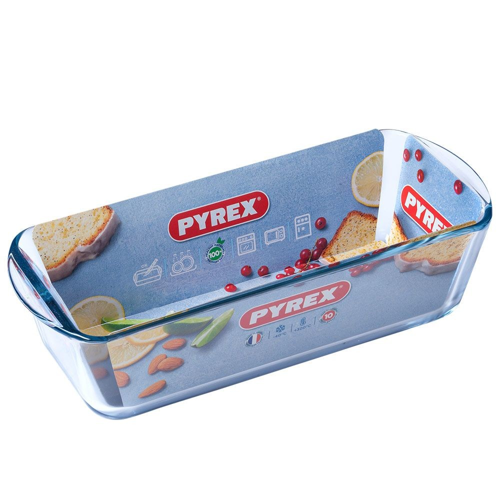 Pyrex 836B000/7144 Cam Baton Ekmek Kalıbı 31x12x8 Cm 1.8 Litre 