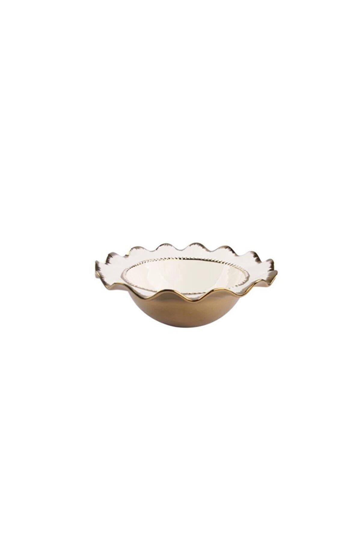 Roy King Avangarde Yuvarlak Kase Altın 28cm GBO 039 