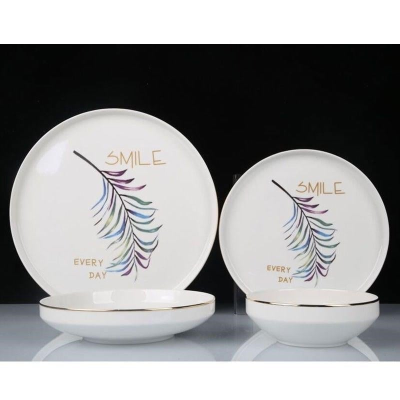 Roy King Happy Bone China 24 Parça Porselen Yemek Takımı Dsn020 