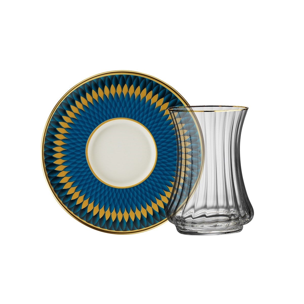 Sandro Moreno 1453 Farfar Optik 12 Parça 6 Kişilik Çay Seti 110 Ml Ar263716 