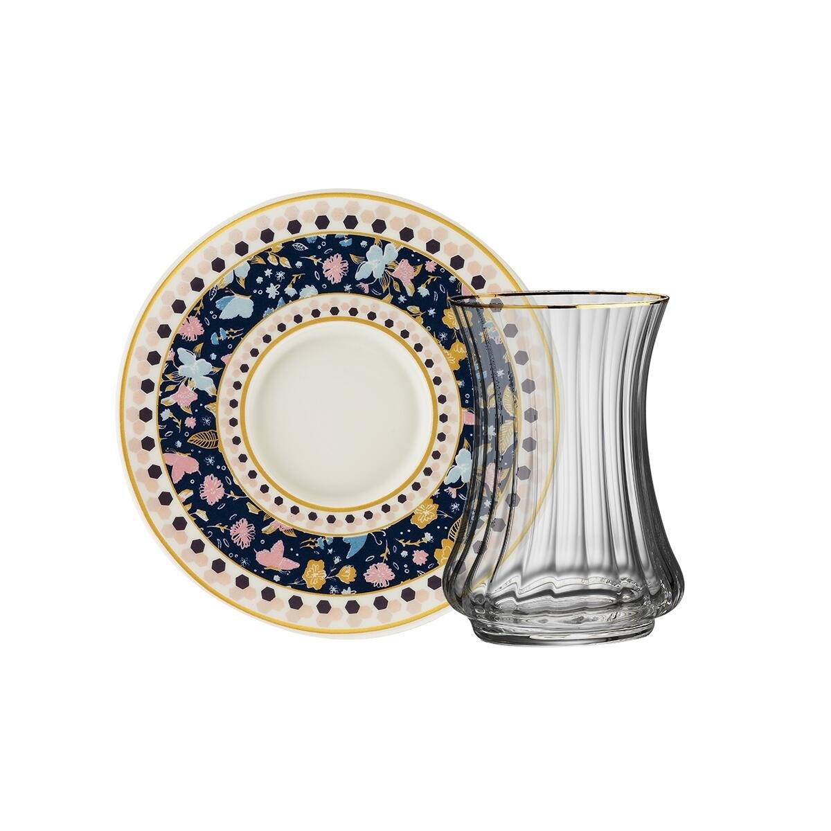 Sandro Moreno 1453 Potpuri Optik 12 Parça 6 Kişilik Çay Seti 110 Ml Ar263730 