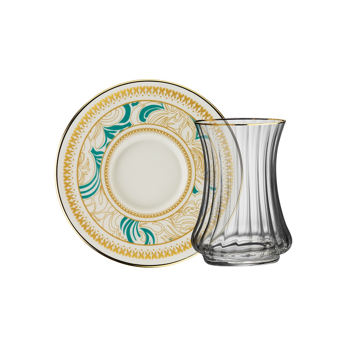 Sandro Moreno 1453 Şal Optik 12 Parça 6 Kişilik Çay Seti 110 Ml Ar263747 