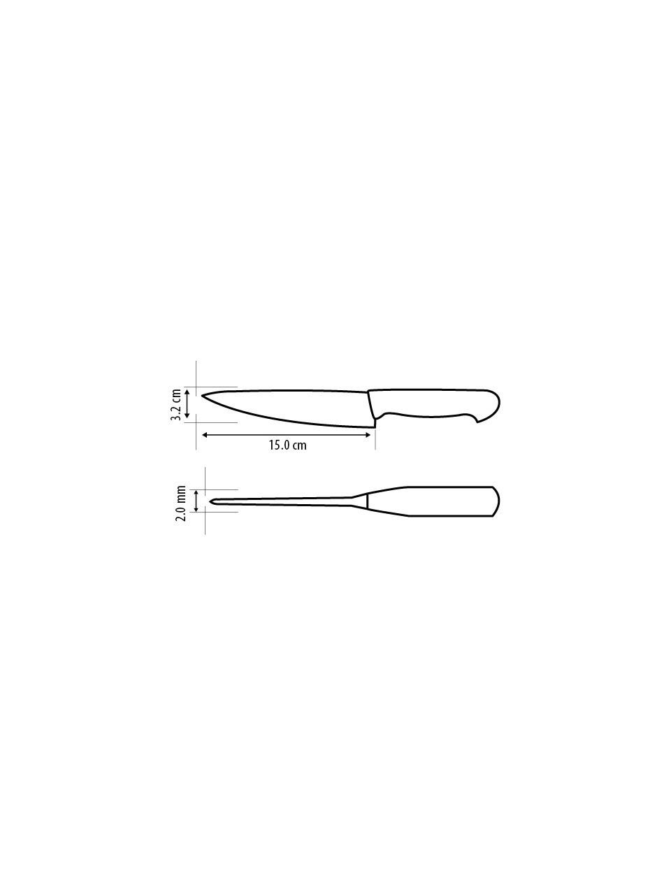 Sürbisa 61126 Sürmene Kasap Şef Aşçı Bıçağı 14,5 Cm 