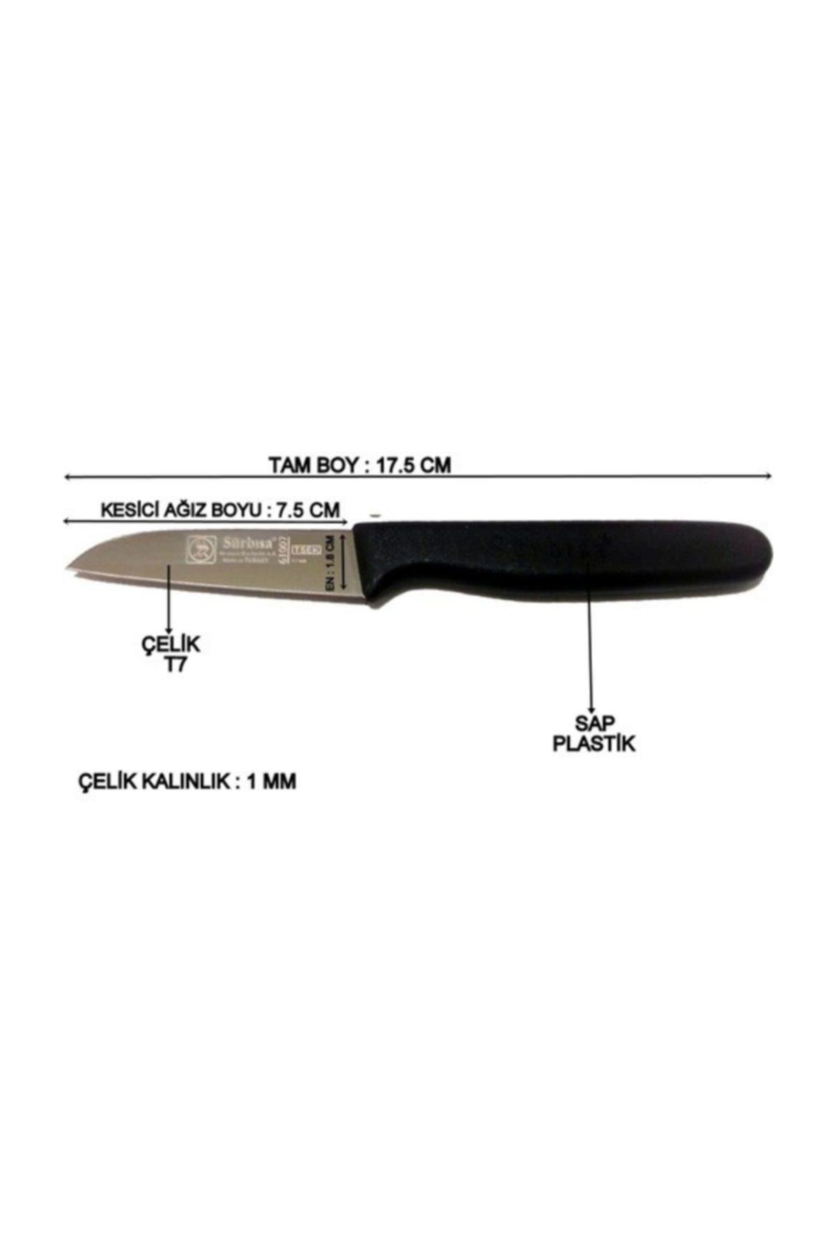 Sürbisa Sürmene 61007 6'lı Sebze Meyve Bıçağı Set 