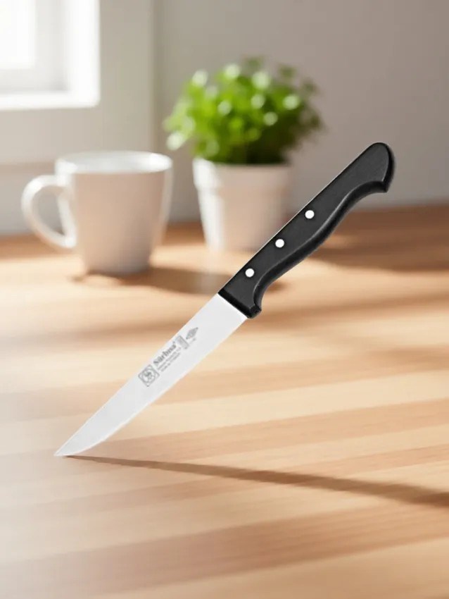 Sürmene Et Ekmek Mutfak Bıçağı 24 Cm Paslanmaz Çelik Dilimleme Doğrama Kesim Bıçağı Sürbisa 61003 