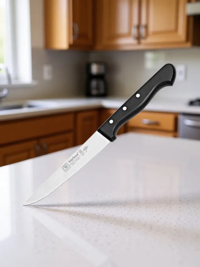 Sürmene Et Ekmek Mutfak Bıçağı 24 Cm Paslanmaz Çelik Dilimleme Doğrama Kesim Bıçağı Sürbisa 61003 