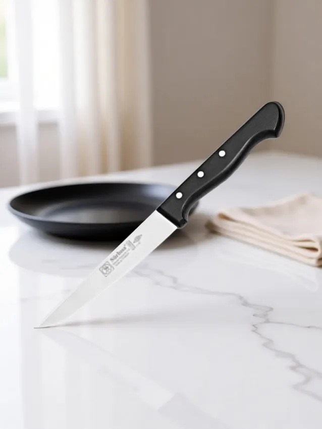 Sürmene Et Ekmek Mutfak Bıçağı 24 Cm Paslanmaz Çelik Dilimleme Doğrama Kesim Bıçağı Sürbisa 61003 