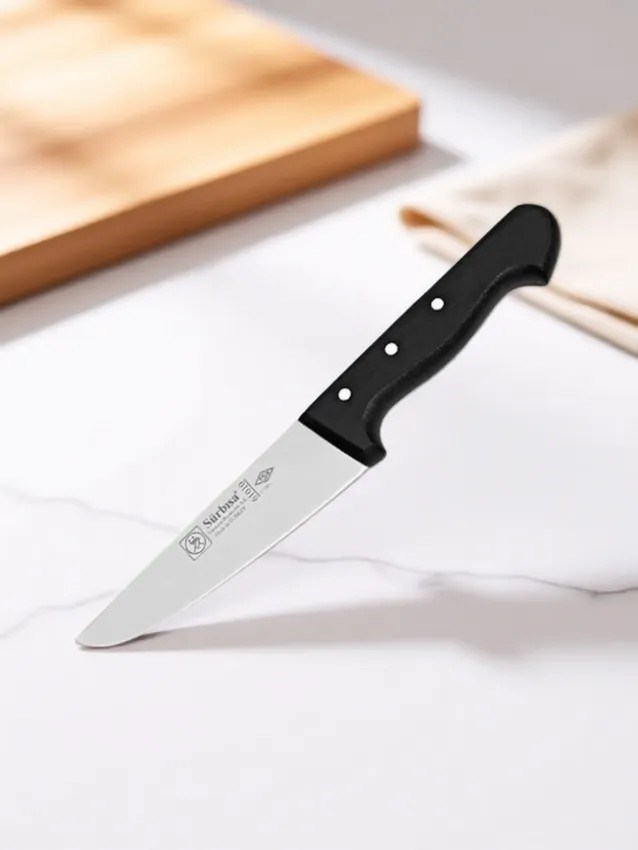Sürmene Et Kasap Kurban Bıçağı 23.5 Cm Et Kesim Deri Yüzme Sıyırma Ekmek Sebze Mutfak Sürbisa 61010 