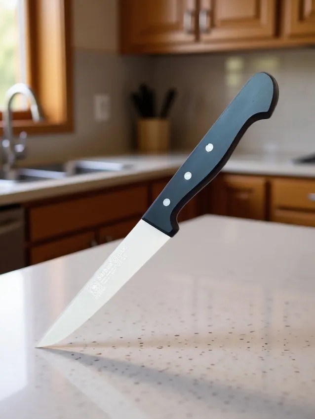 Sürmene Kasap Bıçağı 25 Cm Pimli Paslanmaz Çelik Sıyırma Doğrama Et Sebze Ekmek Mutfak Çeyiz Bıçağı 
