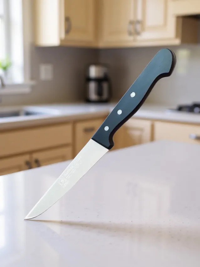 Sürmene Kasap Bıçağı 25 Cm Pimli Paslanmaz Çelik Sıyırma Doğrama Et Sebze Ekmek Mutfak Çeyiz Bıçağı 