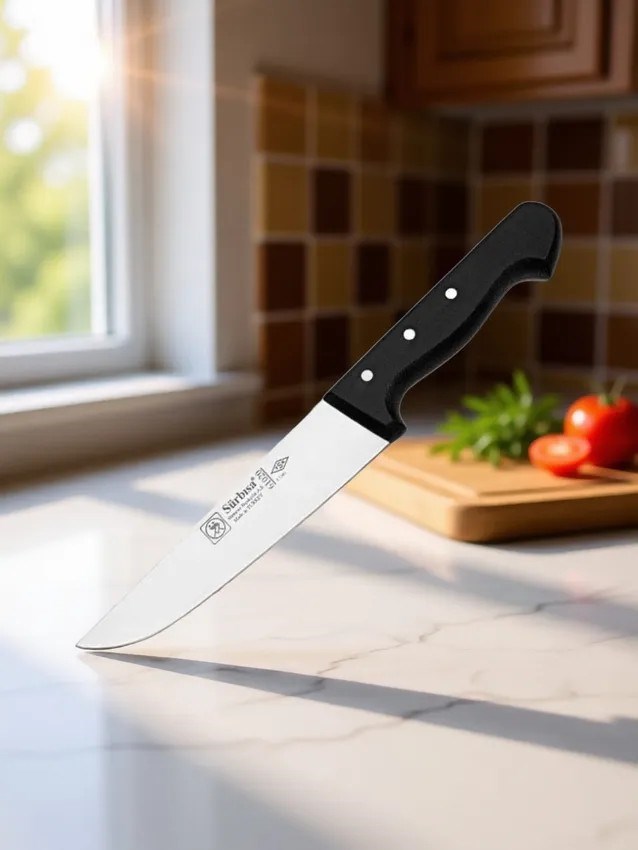 Sürmene Kasap Bıçağı 30 Cm Pimli Dayanıklı Keskin Et Bıçağı Kuşbaşı ve Kurban Kesim Sürbisa 61020 
