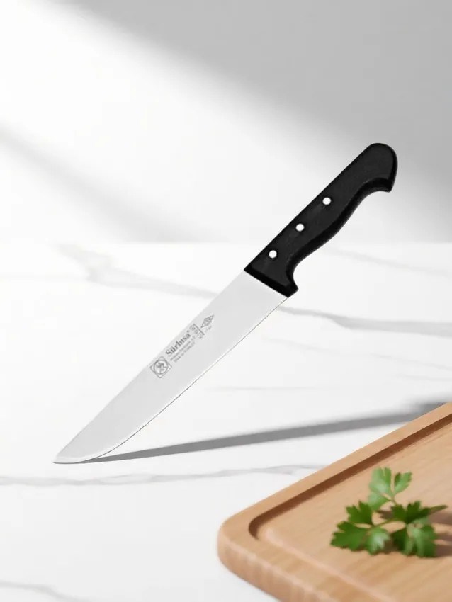 Sürmene Kasap Bıçağı Pimli Sap 28 Cm Kelle Kuşbaşı Kesim Kemik Sıyırma Doğrama Bıçağı Sürbisa 61040 
