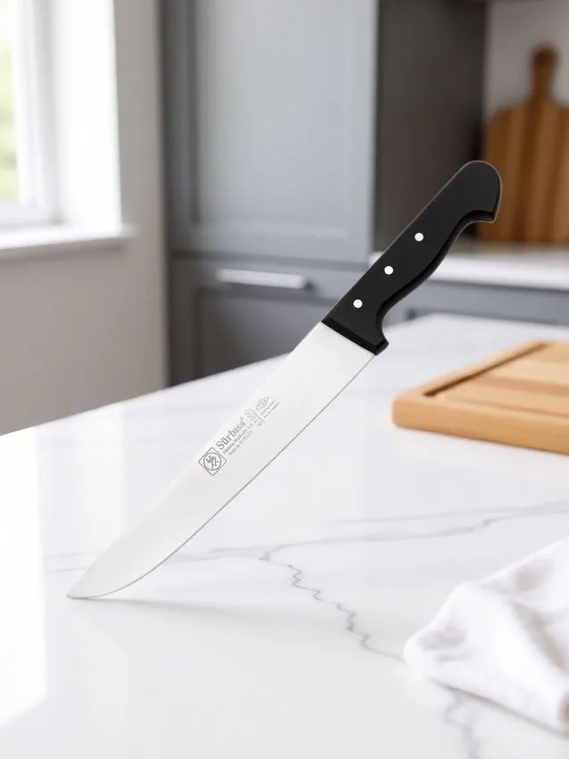 Sürmene Kasap Bıçağı Pimli Sap 36 Cm Kelle Kuşbaşı Kesim Kemik Sıyırma Doğrama Bıçağı Sürbisa 61050 