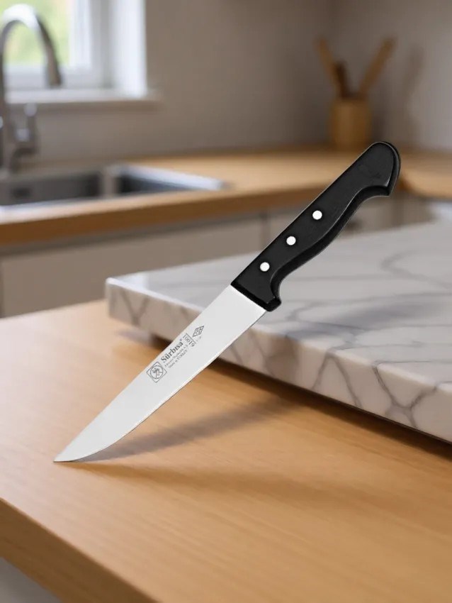 Sürmene Kasap Et Bıçağı 28 Cm Pimli Paslanmaz Çelik Sıyırma Doğrama Mutfak Bıçağı Sürbisa 61001 
