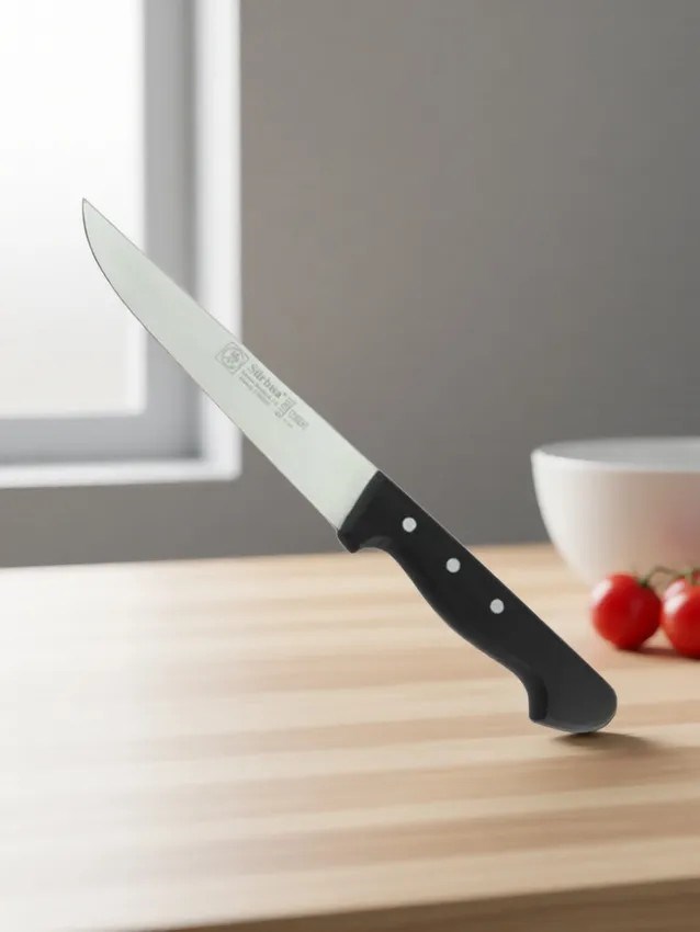 Sürmene Kasap Et Bıçağı 28 Cm Pimli Paslanmaz Çelik Sıyırma Doğrama Mutfak Bıçağı Sürbisa 61001 