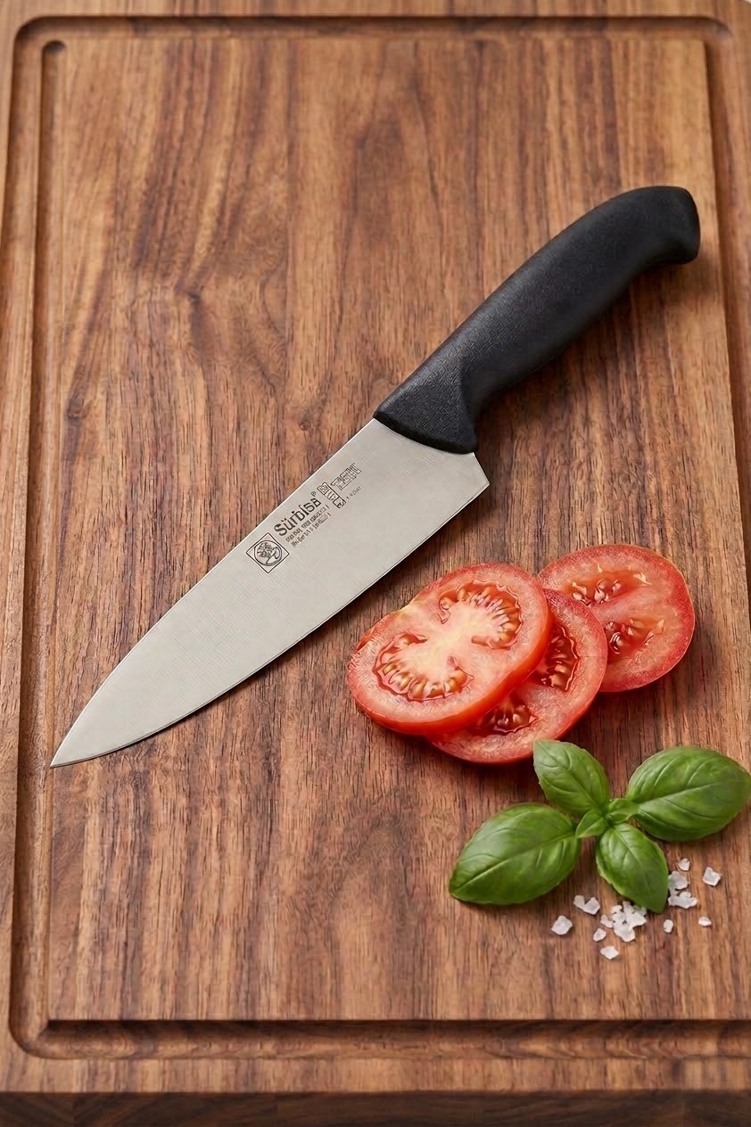 Sürmene Şef Aşçı Bıçağı Et Ekmek Sebze Günlük Genel Kullanım Mutfak Bıçak 32 Cm Sürbisa 61170 