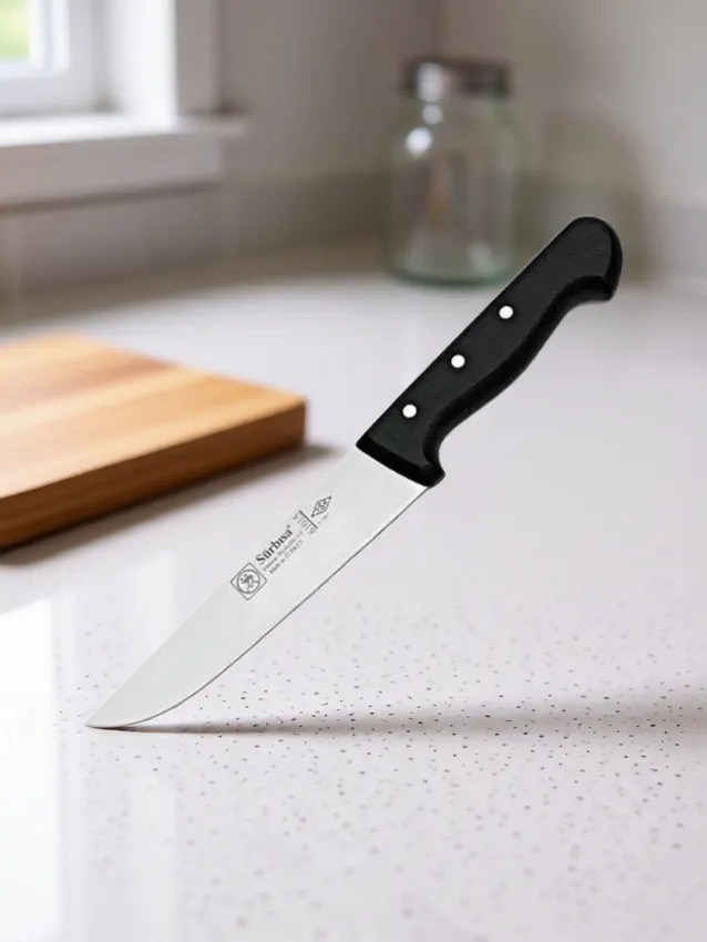 Sürmene Sürbisa 61015 Kuşbaşı Et Kasap Bıçağı 29,5 Cm Pimli Et Kesim Kemik Sıyırma Doğrama Mutfak Bıçağı 
