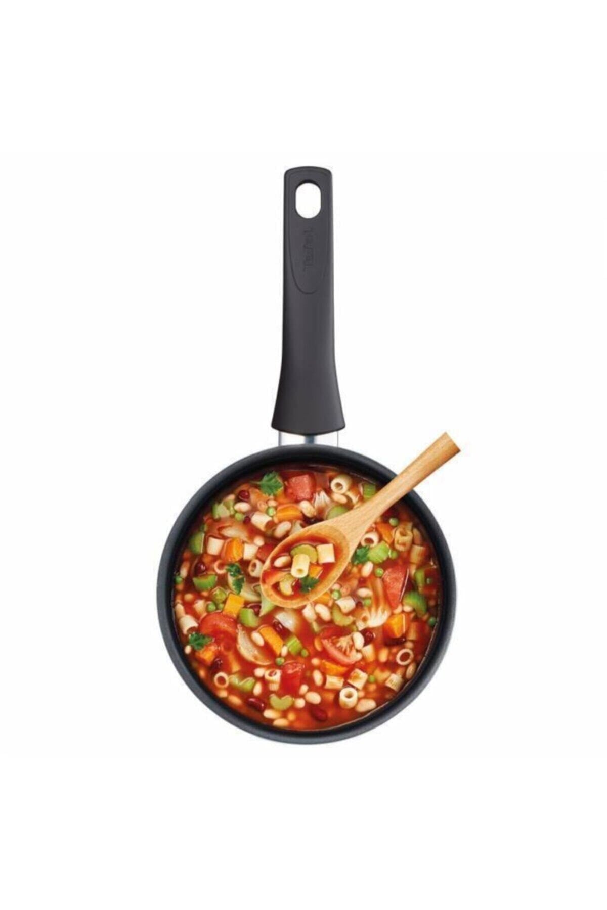 Tefal C3672902 Titanium Elegance 18 cm Thermo-Spot Teknolojili Yapışmaz Sos Tenceresi Siyah 