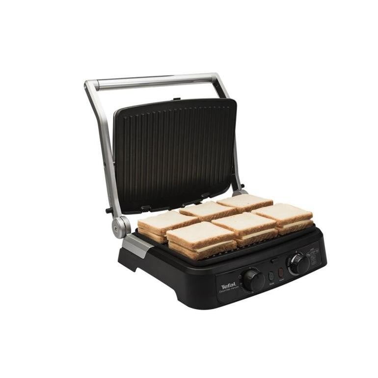 Tefal Gourmet Minute Inox Elektrikli Izgara ve Tost Makinesi 