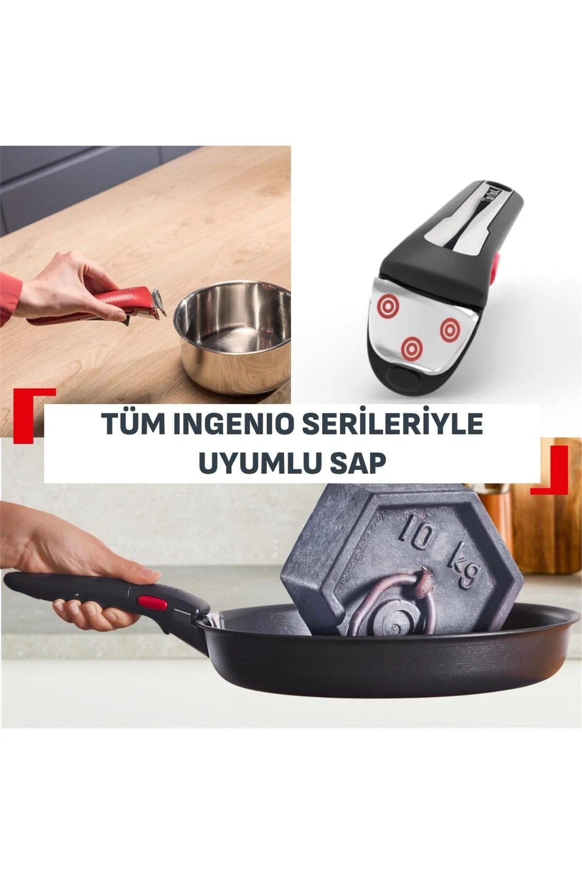 Tefal Ingenio Experience Fusion Core 9x Büyük Tava ve Tencere Seti 11 Parça 