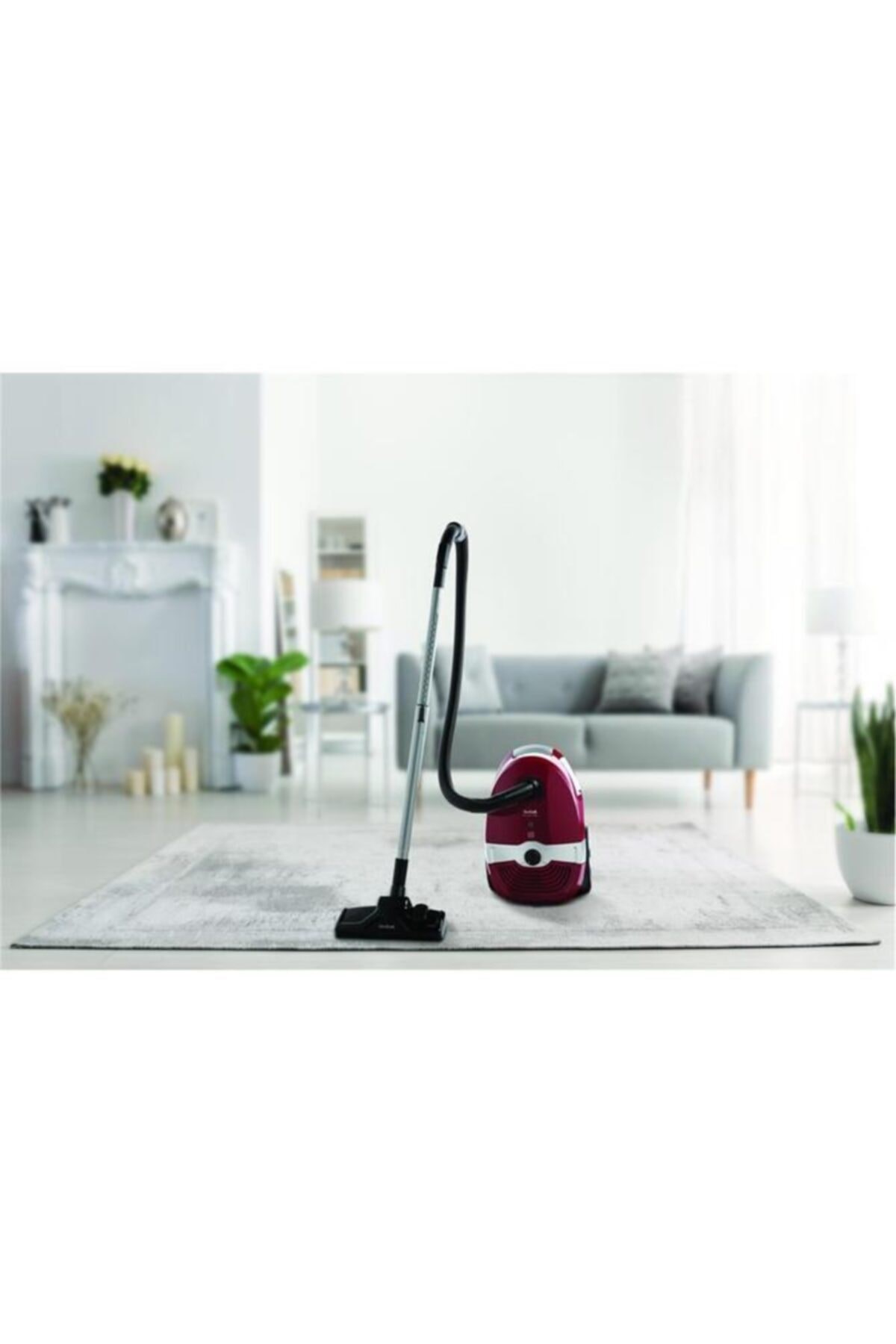 TEFAL UW3113 POWER XL GENİŞ HAZNELİ TOZ TORBALI ELEKTRİKLİ SÜPÜRGE - KIRMIZI 