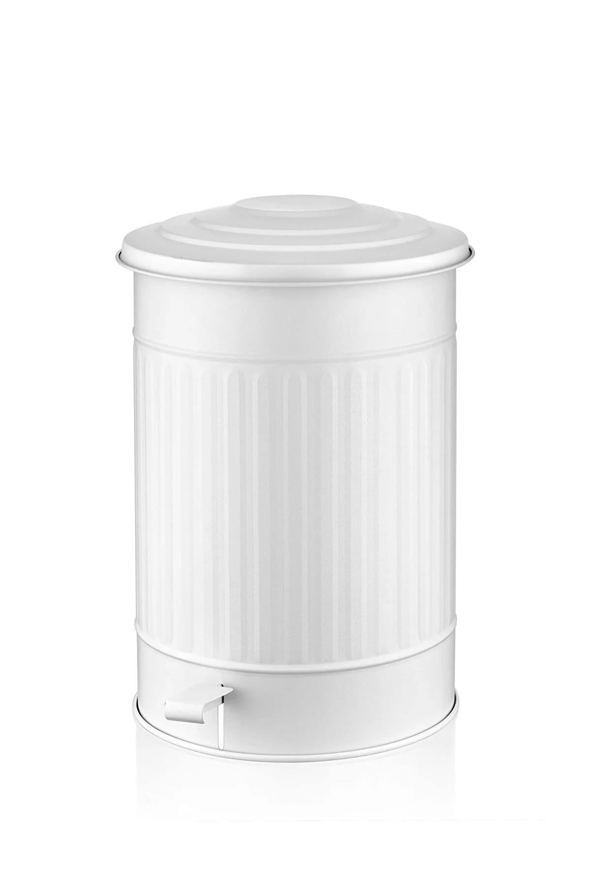 The Mia Çöp Kovası Mutfak 37 Litre Beyaz MGL0007 