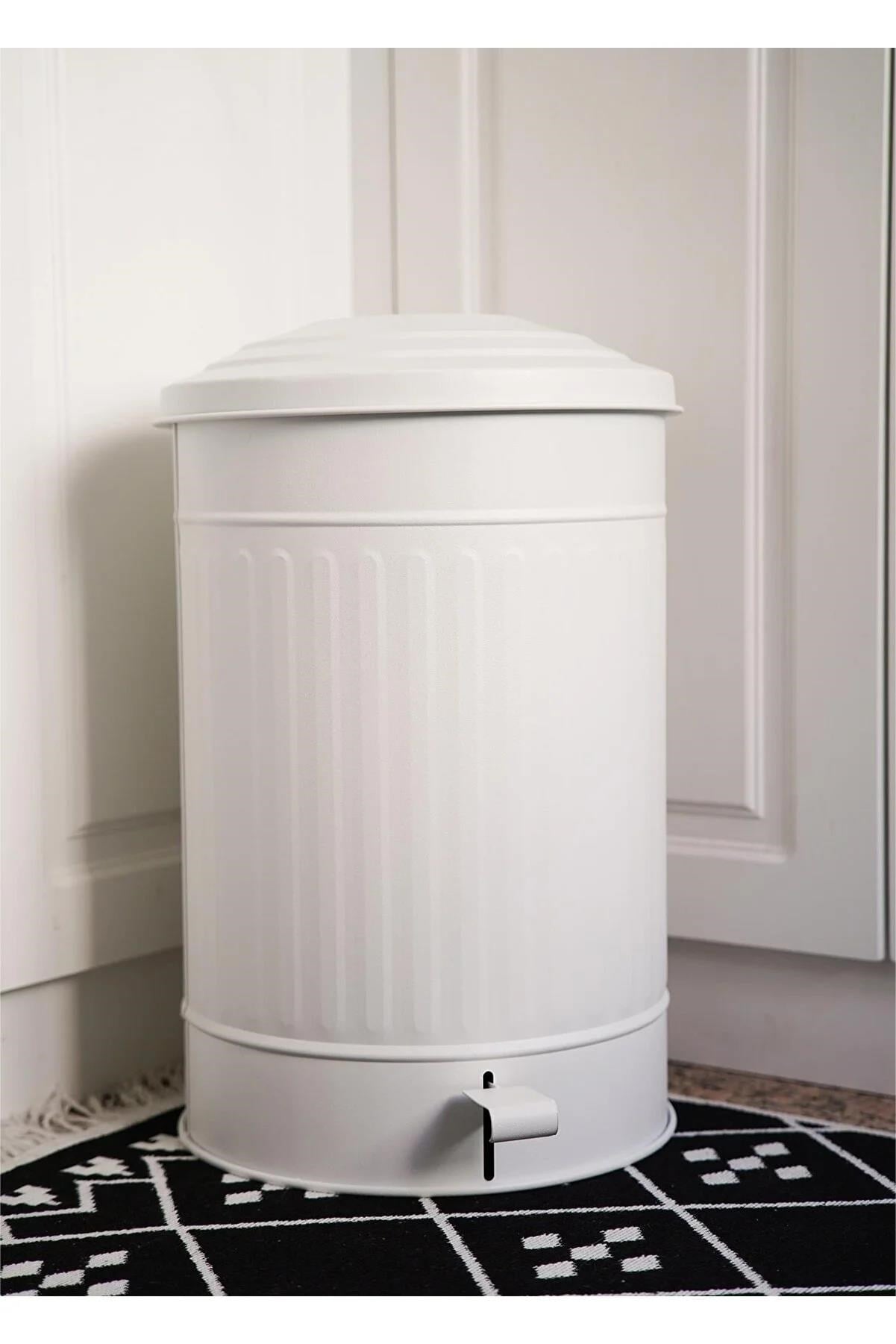 The Mia Çöp Kovası Mutfak 37 Litre Beyaz MGL0007 